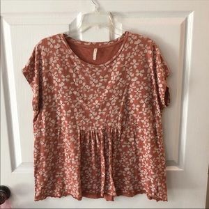 Rylee + Cru Floral Top Sz Small